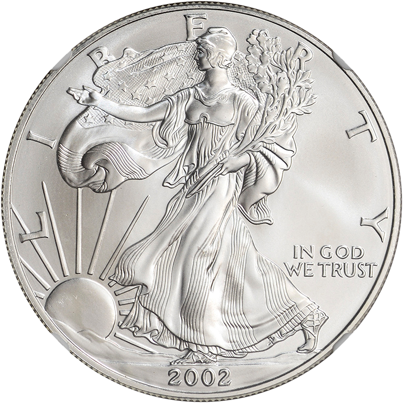 2002 American Silver Eagle