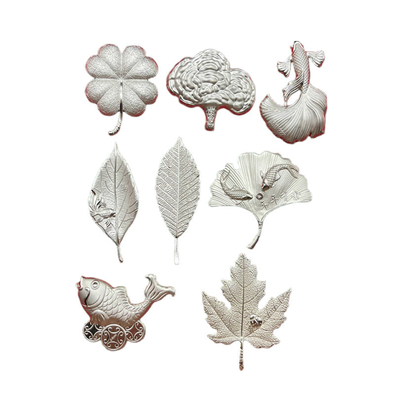 Silver leaves, tree branches, cabbage, gourd collectibles and gifts