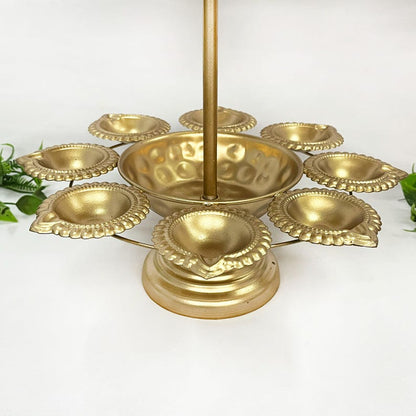 Handcrafted Metal Multi-Tier Diya Stand