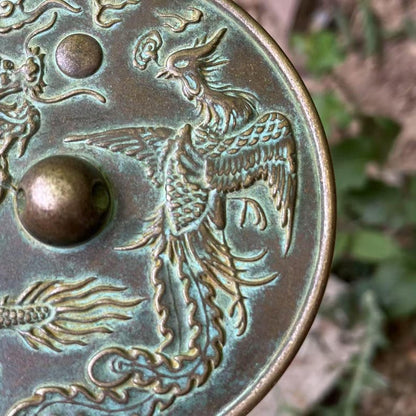 Dragon, Phoenix & Bagua Bronze Feng Shui Mirrors
