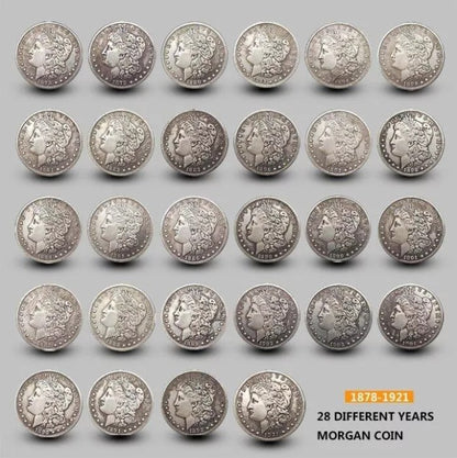 【Complete Set】1878S-1921S Morgan Silver Dollar (28PC)